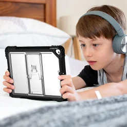 Ultra Light Rugged Laptop Case, Black, Plastic (TP-BK-IP10.2C)<TechProtectus New