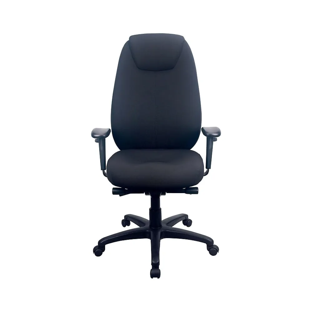 Office Chairs*Tempur-Pedic Ergonomic Fabric Swivel Computer and Desk Chair, Black (TP6400-BLK)