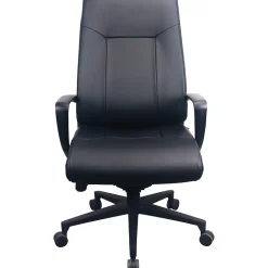 Office Chairs*Tempur-Pedic Ergonomic Leather Swivel Executive Chair, Black (TP2500-BLKL)