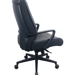 Office Chairs*Tempur-Pedic Ergonomic Leather Swivel Executive Chair, Black (TP2500-BLKL)