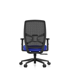 Office Chairs*Tempur-Pedic ProTask Mesh/Fabric Swivel Executive Task Chair, Blue (TP-PROTASK-BLU)