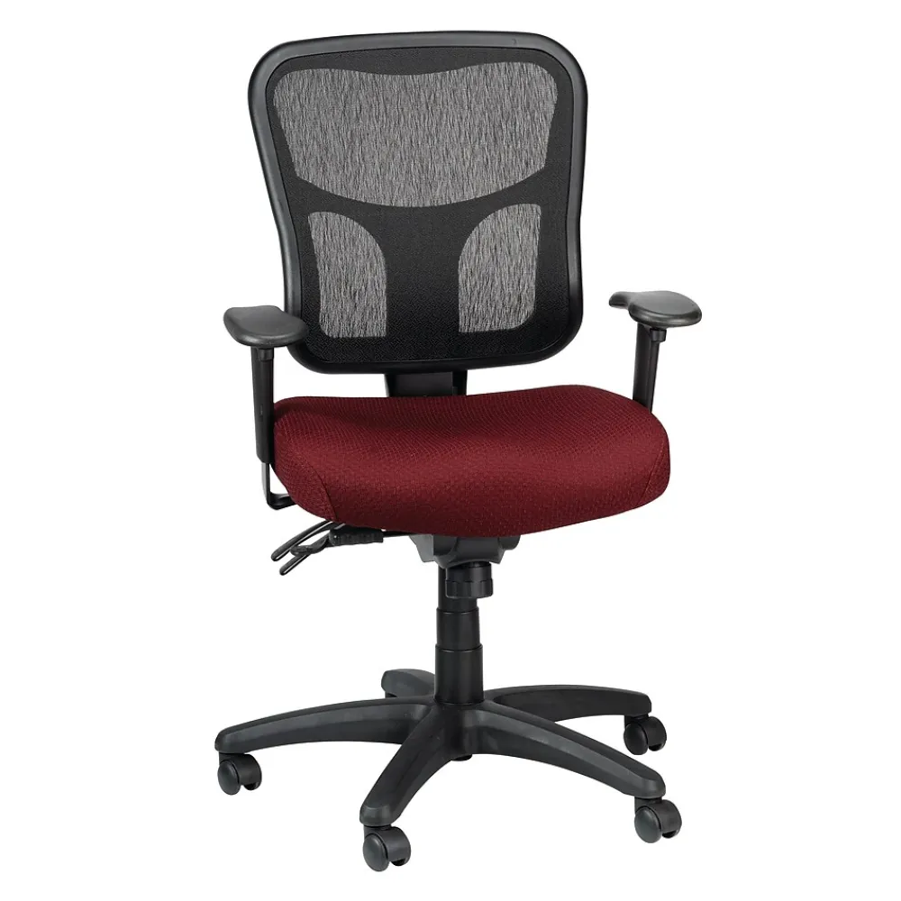 Office Chairs*Tempur-Pedic TP8000 Mesh Task Chair, Burgundy (TP8000-BURG)