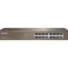 Discount Tenda TEG1016D 16-Port Gigabit Ethernet Unmanaged Switch, Up to 2000 Mbps, Brown (TEG1016D)