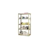 Shelving*Tennsco Commercial Shelving Unit, Supports 1,000 lbs. per Shelf, Sand, 72"H x 36"W x 18 1/2"D