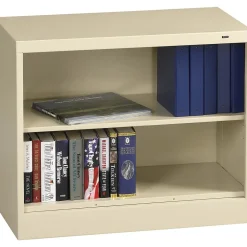 Bookcases*Tennsco 30"H 2-Shelf Welded Bookcase, Putty (TNN-BC1830PY)