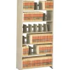 Shelving*Tennsco Imperial Open Starter Shelving Unit, Supports 400 lb., Sand, 76"H x 36"W x 15"D