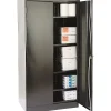 Storage Cabinets*Tennsco ® Standard Steel Storage Cabinet, Non-Assembled, 72Hx36Wx24D", Black