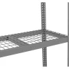 Shelving*Tennsco Wire Decking Shelving Unit, Medium Grey, 5/16"H x 48"W x 24"D