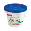 Plastic EasyPak Micro Battery Recycling Container, 0.6 Gallon, White (510-2000)<Terracycle Regulated Waste Clearance