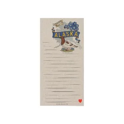 Notepads|TF Publishing Alaska Memo Pad, 4" x 8", Multicolor, 26 Sheets/Pad, 1 Pad/Pack (99-ALASMP)