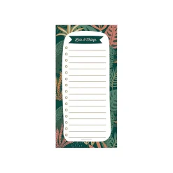 Notepads|TF Publishing Boho Memo Pad, 4" x 8", Wide-Ruled, Enchanted Lists and Things, 52 Sheets/Pad, 1 Pad/Pack (99-8520)