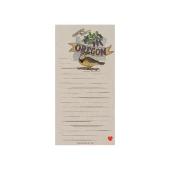 Notepads|TF Publishing Oregon Memo Magnet Pad, 4" x 8", Line Ruled, Kraft, 52 Sheets/Pad, 1 Pad/Pack (99-OREGMP)