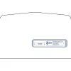 New TFP Self Seal Security Tinted Window Envelope 4 1/2" x 9 1/2", White, 500/Box (1500ES)