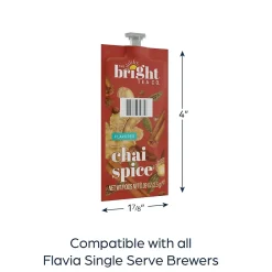 Bright Tea The Co. Chai Spice Tea, Flavia Freshpack, 100/Carton (MDRB501)