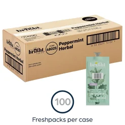 Bright Tea The Co. Peppermint Tea, Flavia Freshpack, 100/Carton (MDRB505)