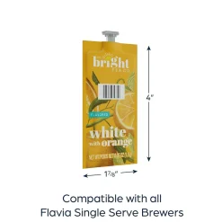 Bright Tea The Co. White Tea, Flavia Freshpack, 100/Carton (MDRB504)