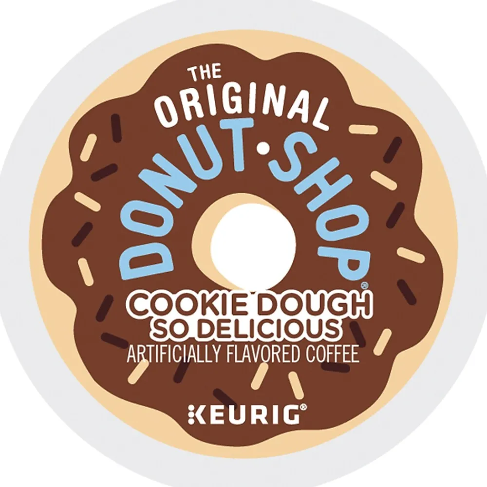The Original Donut Shop Cookie Dough So Delicious Coffee Keurig® K-Cup® Pods, Light Roast, 24/Box (5000666665)