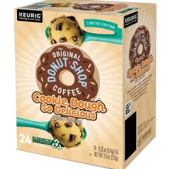 The Original Donut Shop Cookie Dough So Delicious Coffee Keurig® K-Cup® Pods, Light Roast, 24/Box (5000666665)