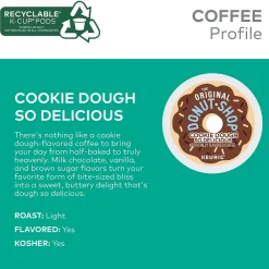 The Original Donut Shop Cookie Dough So Delicious Coffee Keurig® K-Cup® Pods, Light Roast, 24/Box (5000666665)