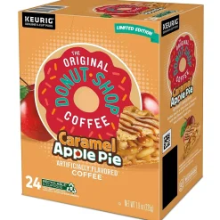 The Original Donut Shop Caramel Apple Pie Coffee, Keurig K-Cup Pod, Light Roast, 24/Carton (5000355500)