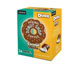 The Original Donut Shop Coconut Mocha Coffee, Medium Roast, 0.34 oz. Keurig® K-Cup® Pods, 24/Box (6248)
