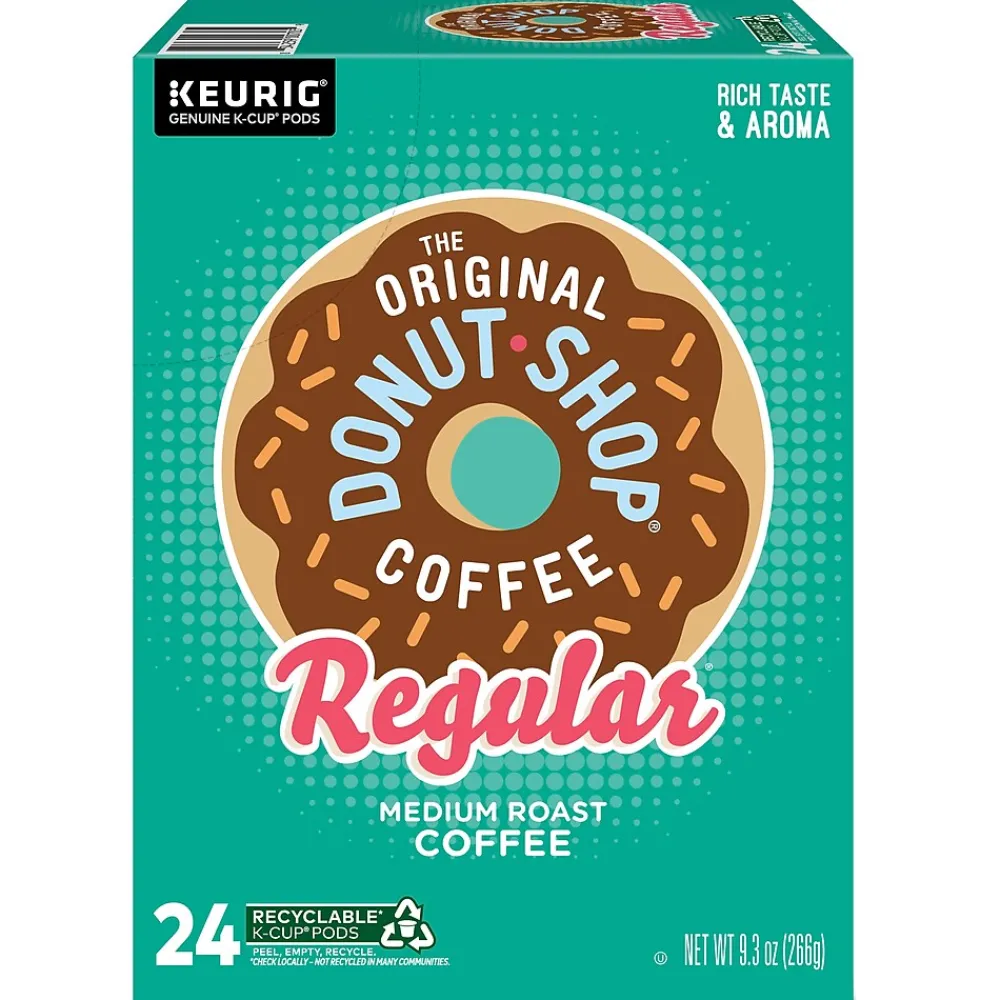 The Original Donut Shop Coffee Keurig® K-Cup® Pods, Medium Roast, 24/Box (60052-101)