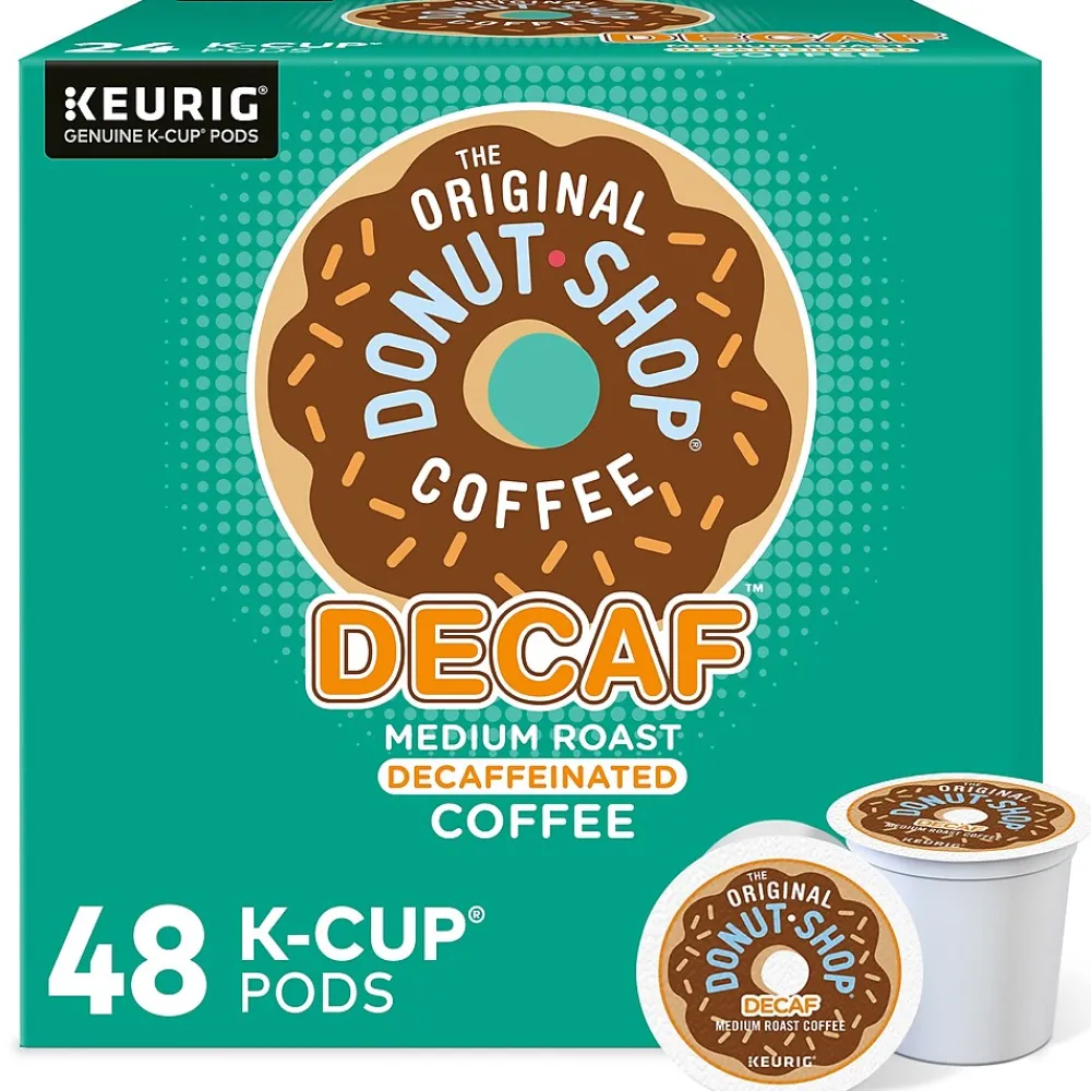 The Original Donut Shop Decaf Coffee Keurig® K-Cup® Pods, Medium Roast, 48/Box (16019-2)