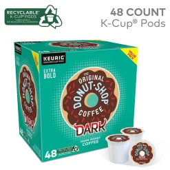 The Original Donut Shop DARK Coffee Keurig® K-Cup® Pods, Dark Roast, 48/Box (5000355634)