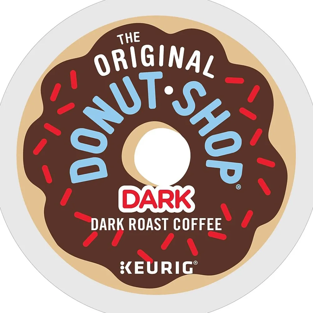 The Original Donut Shop DARK Coffee Keurig® K-Cup® Pods, Dark Roast, 48/Box (5000355634)