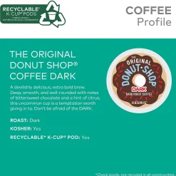 The Original Donut Shop DARK Coffee Keurig® K-Cup® Pods, Dark Roast, 48/Box (5000355634)
