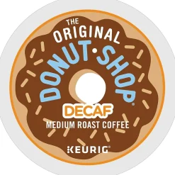 The Original Donut Shop Decaf Coffee, Keurig K-Cup Pod, Medium Roast, 96/Carton (60224-01CT)
