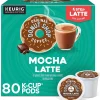The Original Donut Shop One-Step Mocha Latte Coffee, Keurig K-Cup Pod, Dark Roast, 20/Box, 4 Boxes/Carton (381793CT)