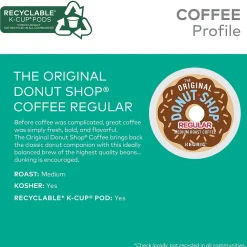 The Original Donut Shop Regular Coffee Keurig® K-Cup® Pods, Medium Roast, 70/Box (371114)