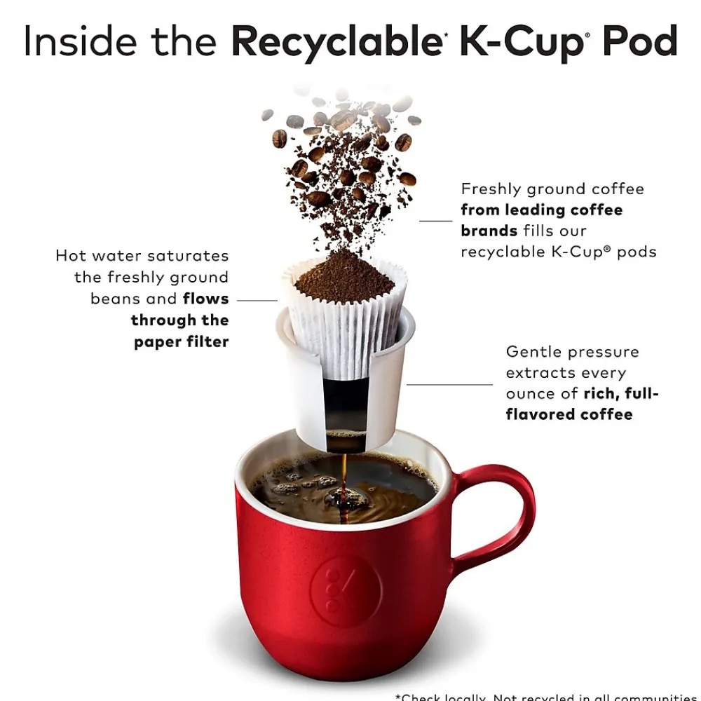 The Original Donut Shop Regular Coffee Keurig® K-Cup® Pods, Medium Roast, 70/Box (371114)