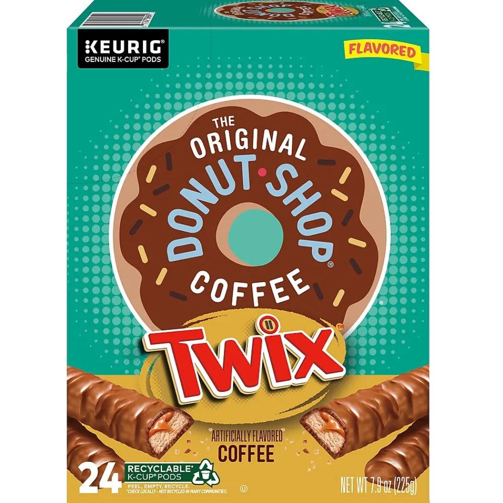 The Original Donut Shop Twix Coffee Keurig® K-Cup® Pods, Medium Roast, 24/Box (5000368824)