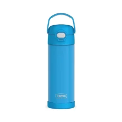 Thermos FUNtainer Minecraft/Pokemon/Electric Blue Stainless Steel Vacuum-Insulated Water Bottle, Assorted Colors, 16 oz.