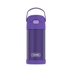 Thermos FUNtainer Pokemon/Kitties/Purple Stainless Steel Vacuum-Insulated Water Bottle, Assorted Colors, 12 oz. (F4104AST6)