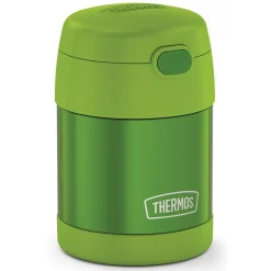 Lunch Totes & Water Bottles|Thermos FUNtainer Stainless Steel Vacuum-Insulated Food Jar, 10-Oz., Lime (F3100LM6)