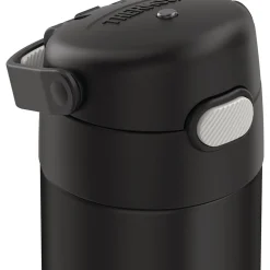 Thermos FUNtainer Stainless Steel Vacuum Insulated Water Bottle, 16 oz., Black (THRF41101DB6)