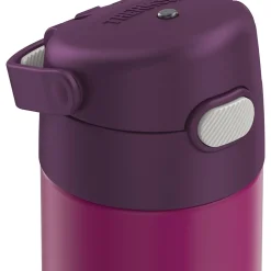 Thermos FUNtainer Stainless Steel Vacuum Insulated Water Bottle, 16 oz., Red Violet (THRF41101RV6)
