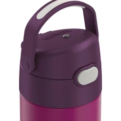 Thermos FUNtainer Stainless Steel Vacuum Insulated Water Bottle, 16 oz., Red Violet (THRF41101RV6)