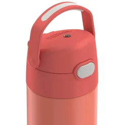 Thermos FUNtainer Stainless Steel Vacuum Insulated Water Bottle, 16 oz., Apricot (THRF41101AP6)