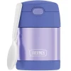 Lunch Totes & Water Bottles|Thermos FUNtainer Stainless Steel Vacuum-Insulated Food Jar, 10-Oz., Purple (THRF3100PU6)