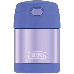 Lunch Totes & Water Bottles|Thermos FUNtainer Stainless Steel Vacuum-Insulated Food Jar, 10-Oz., Purple (THRF3100PU6)