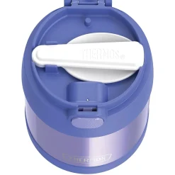 Lunch Totes & Water Bottles|Thermos FUNtainer Stainless Steel Vacuum-Insulated Food Jar, 10-Oz., Purple (THRF3100PU6)