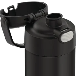 Thermos FUNtainer Stainless Steel Vacuum Insulated Water Bottle, 16 oz., Black Matte (THRF41101BK6)