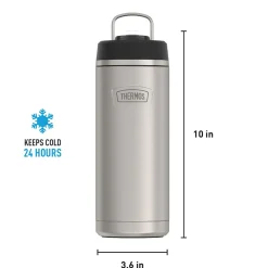 Thermos Icon Stainless Steel Vacuum Insulated Water Bottle, 32 oz., Matte Stainless Steel, (THRIS2332MS4)