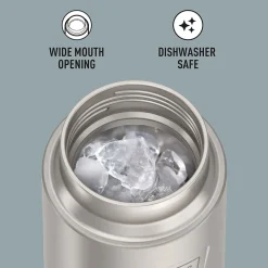 Thermos Icon Stainless Steel Vacuum Insulated Water Bottle, 32 oz., Matte Stainless Steel, (THRIS2332MS4)