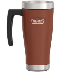 Icon Stainless Steel Vacuum Insulated Travel Mug, 16 oz., Saddle, (THRIS1002SD4)<Thermos Outlet