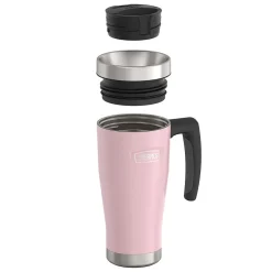 Icon Stainless Steel Travel Mug, 16 oz., Sunset Pink, (THRIS1002SP4)<Thermos Discount